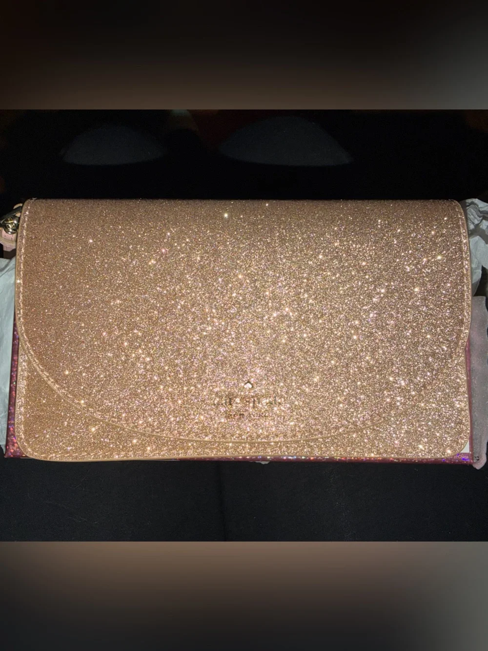 Kate Spade Metallic Gold Clutch